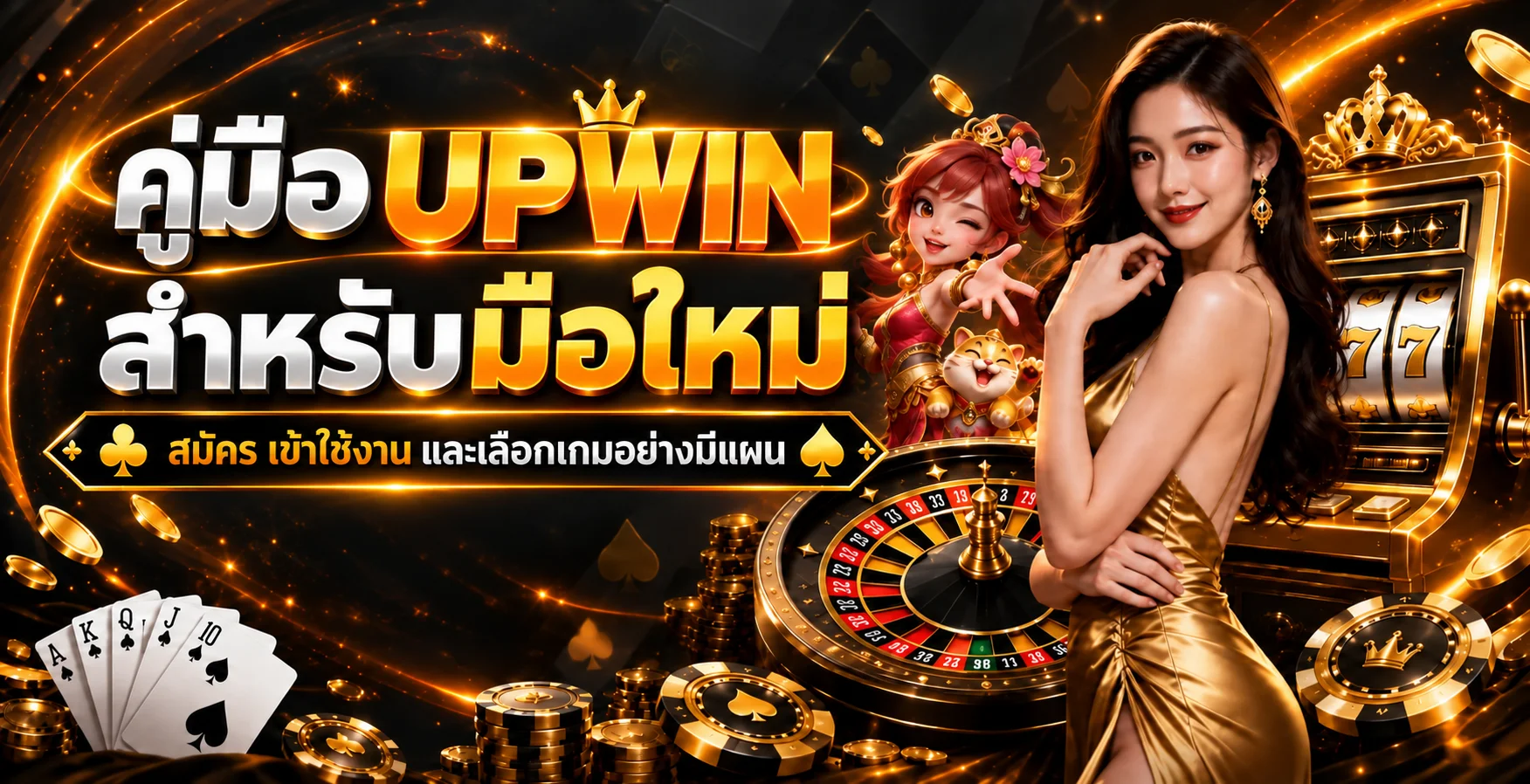 UPWIN คู่มือมือใหม่ สมัคร เข้าใช้ และเลือกเกม